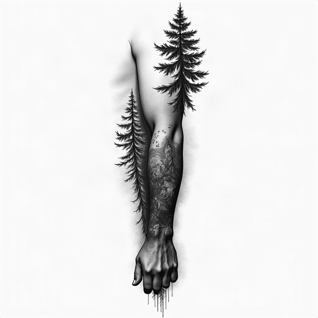 Nature scene sleeve