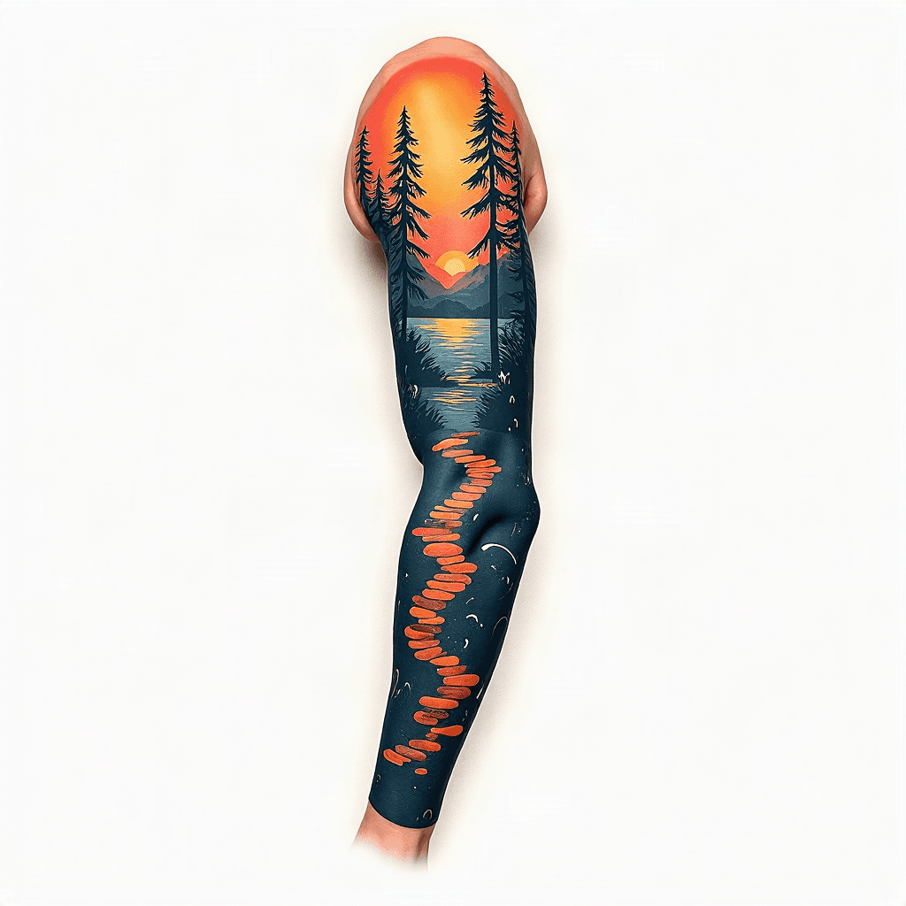 Nature scene sleeve