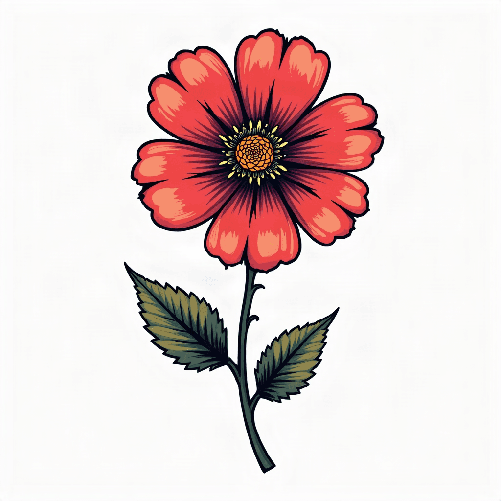 Abstract flower