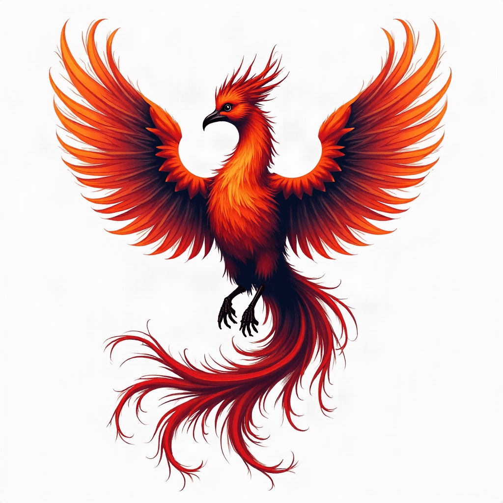 Paint splash phoenix