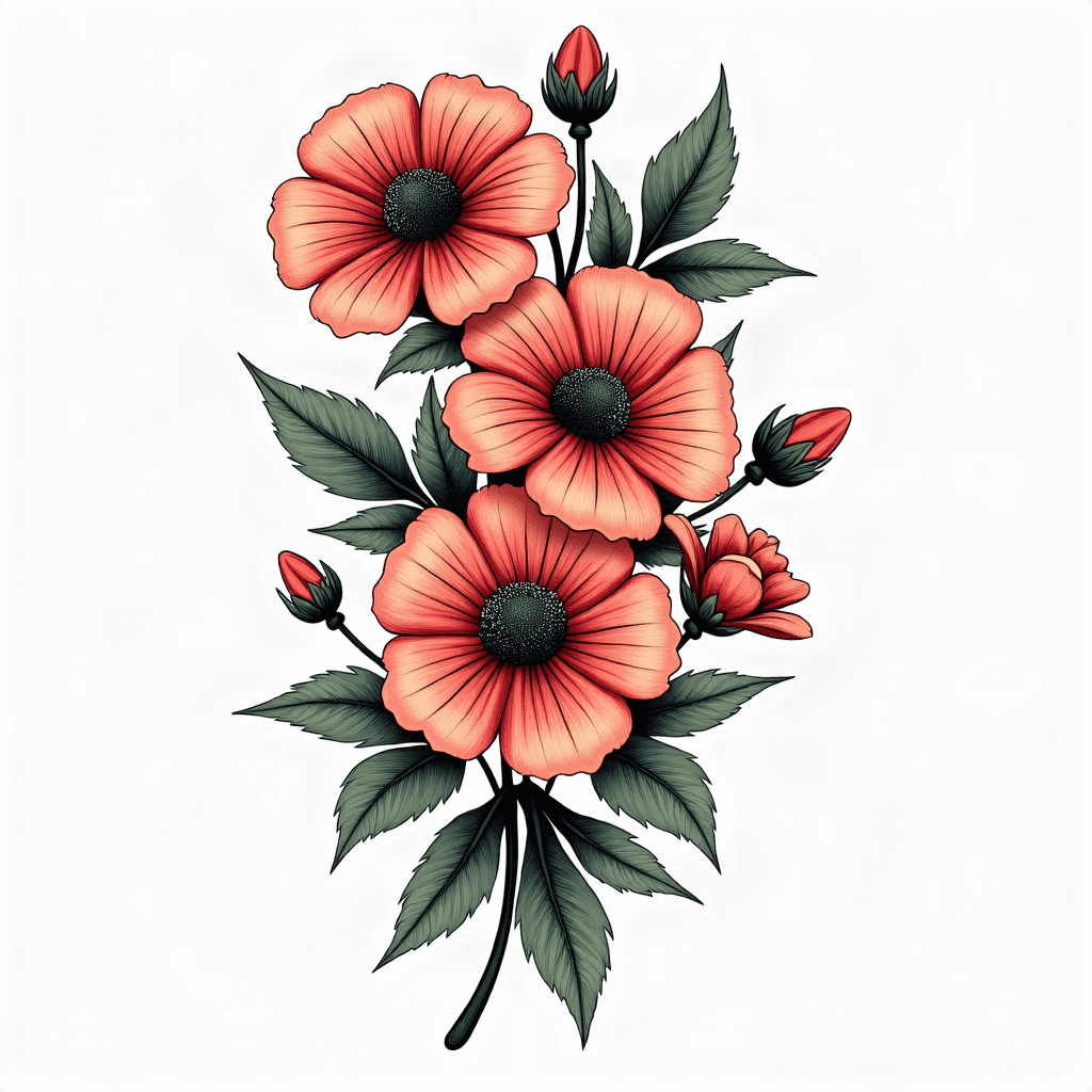 Ornate flowers