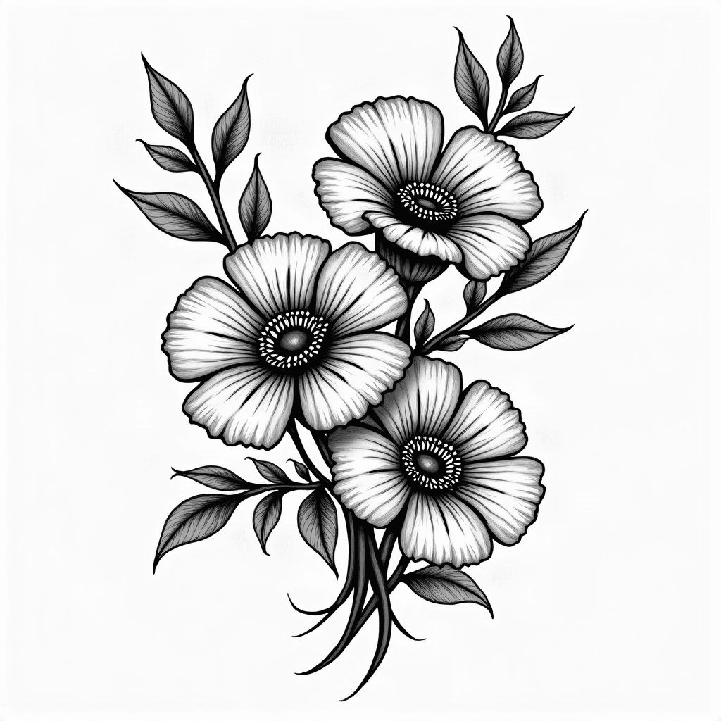 Ornate flowers