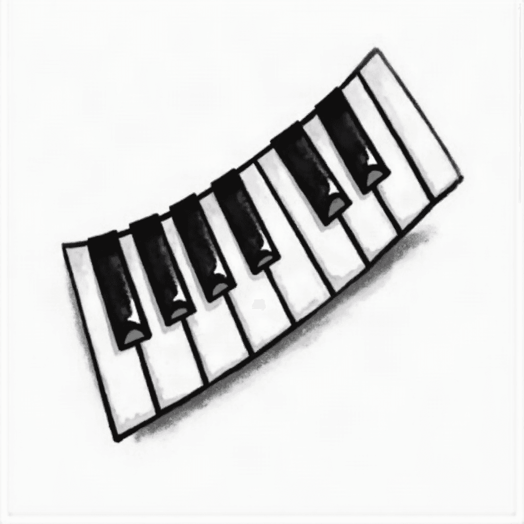 Piano keys