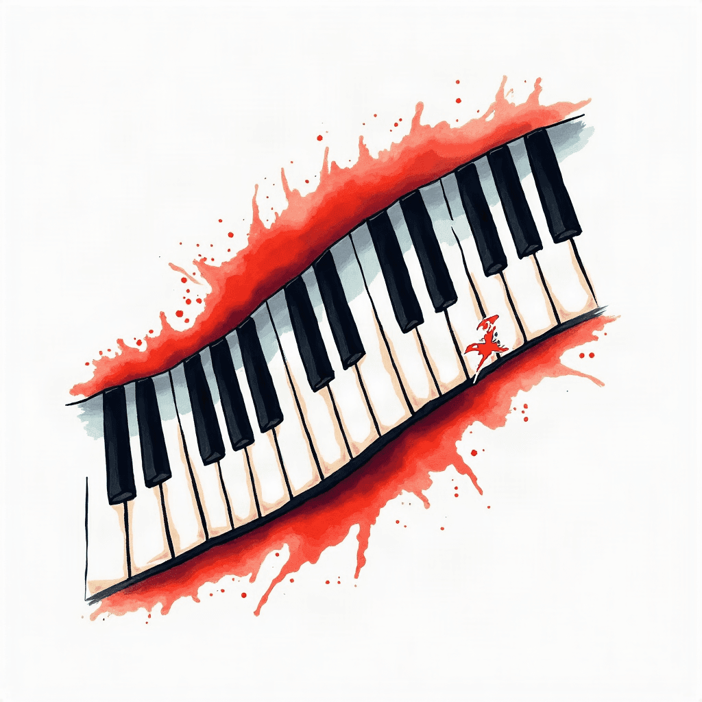 Piano keys
