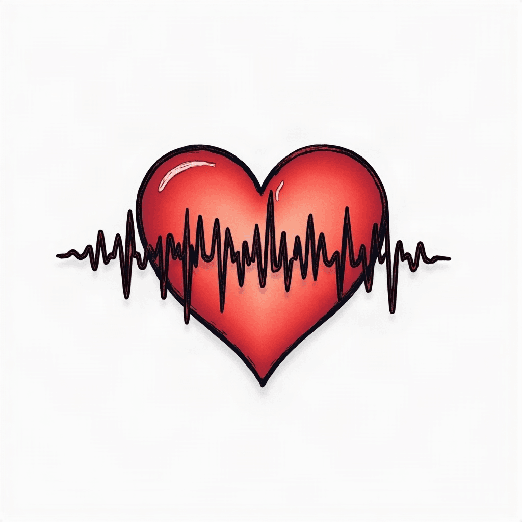 Sound wave heart