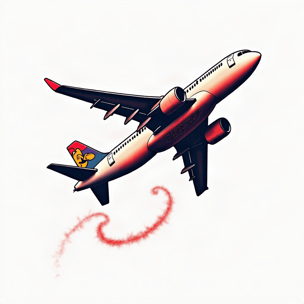 Airplane trail