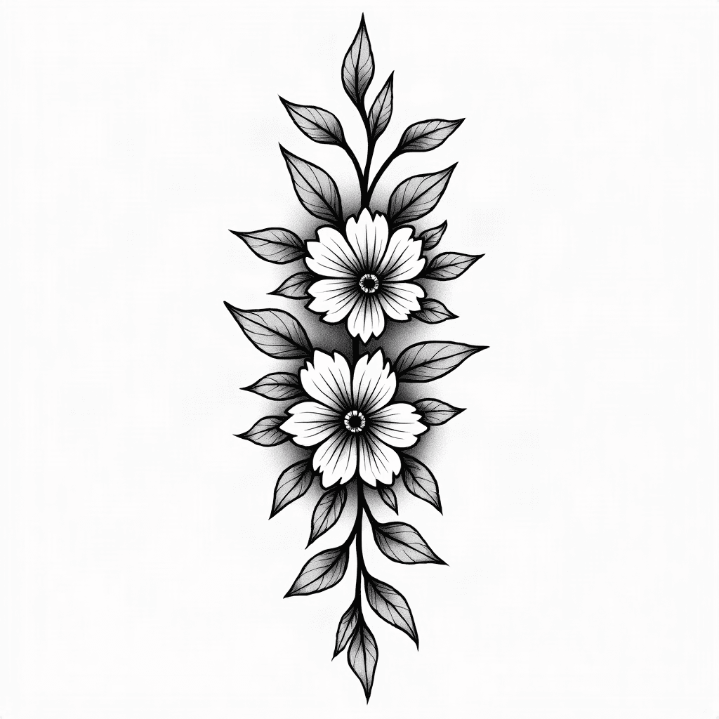 Floral bracelet wrap