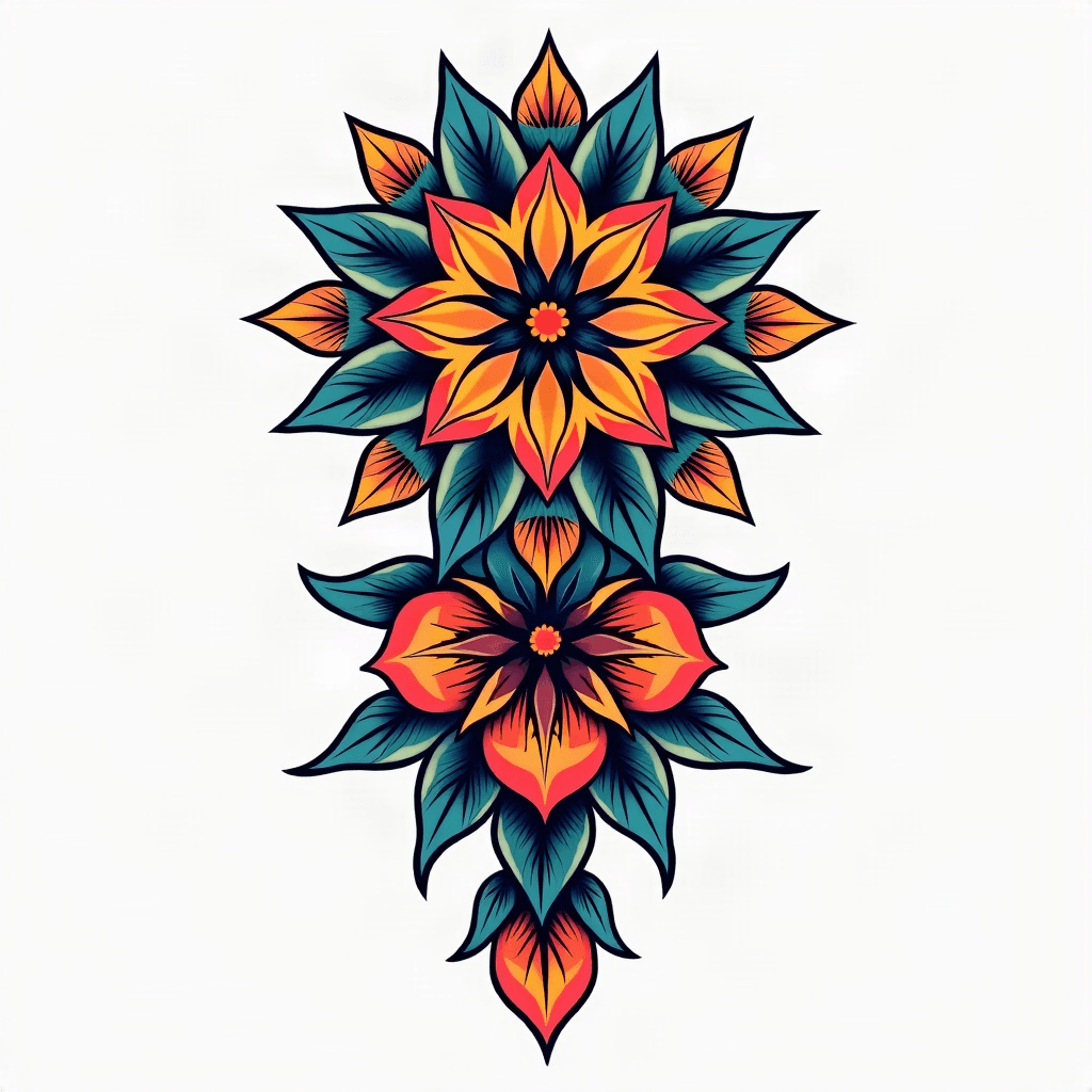 Mandala shoulder piece