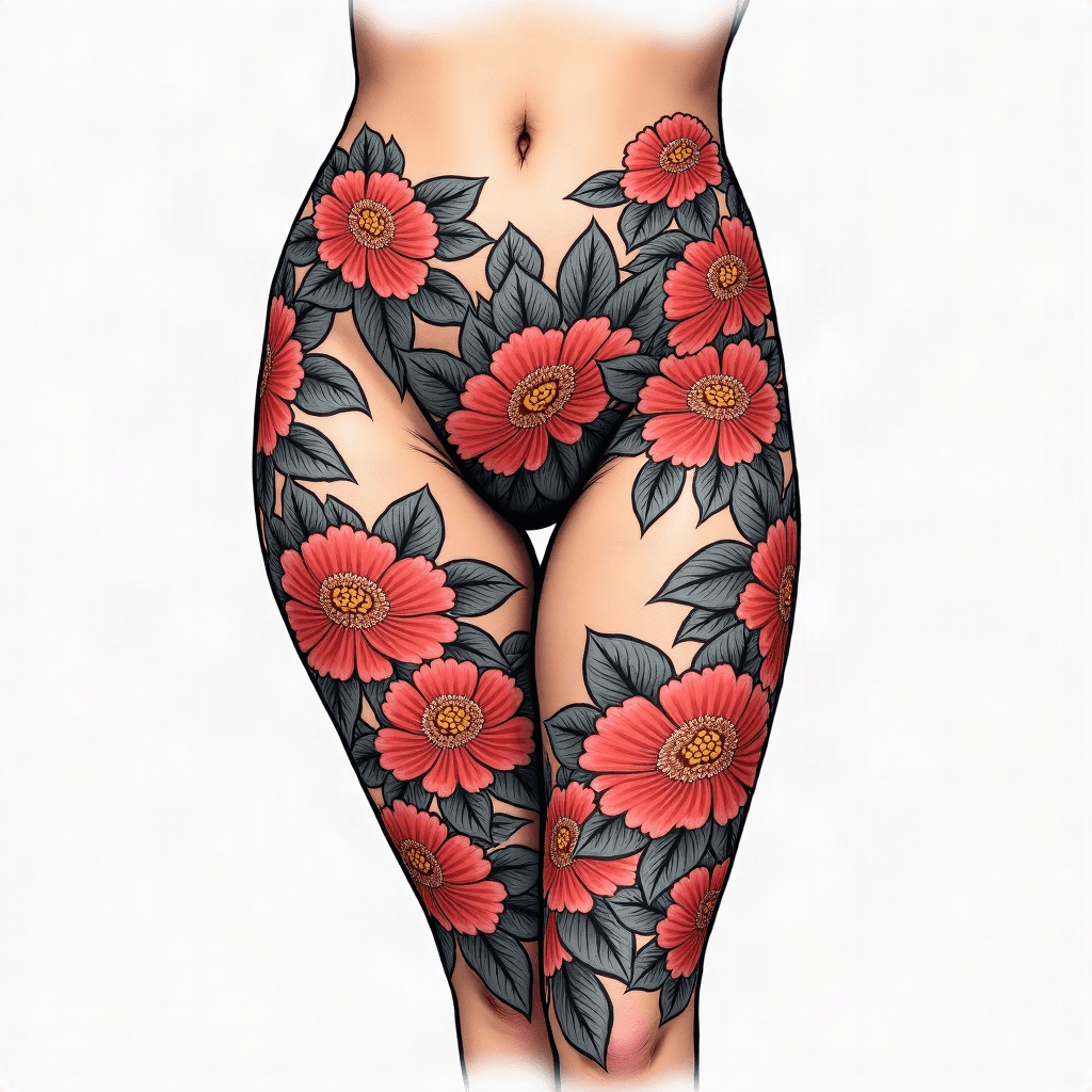 Japanese thigh panel