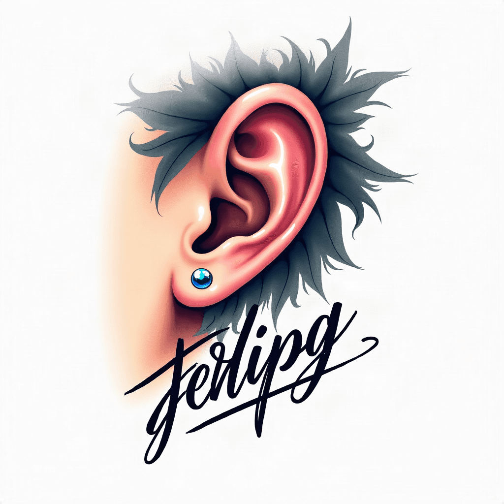 Script behind ear