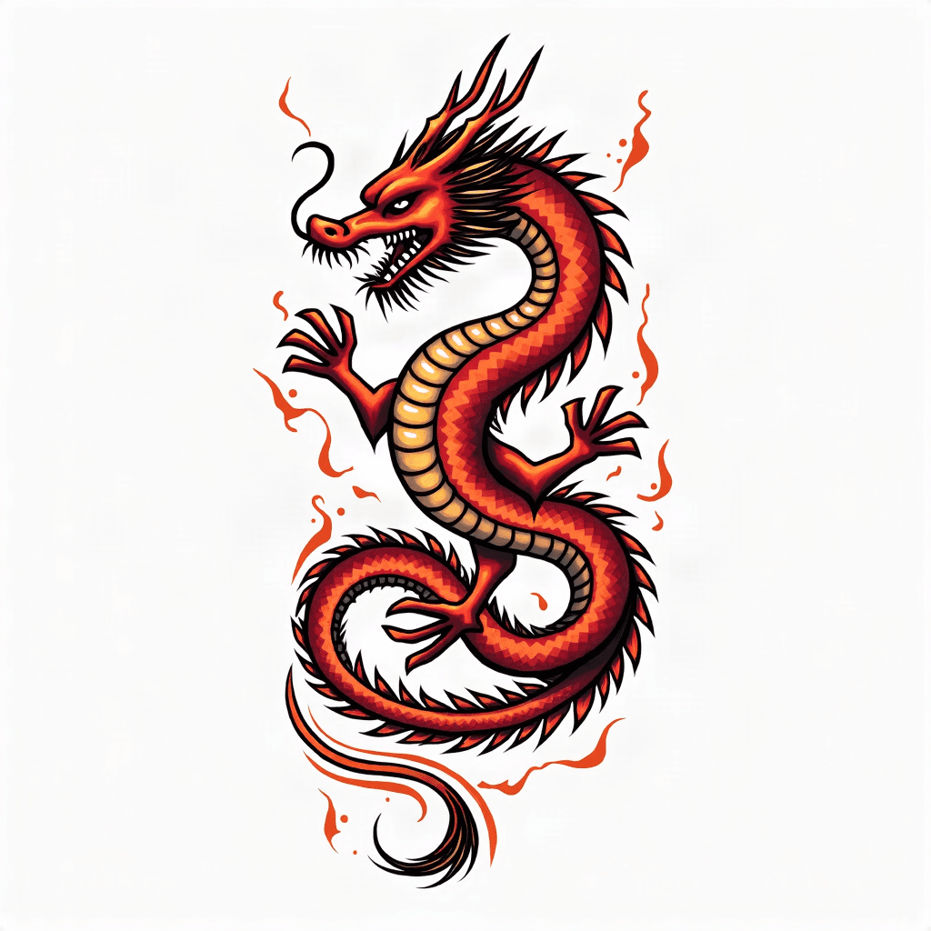 Dragon side piece