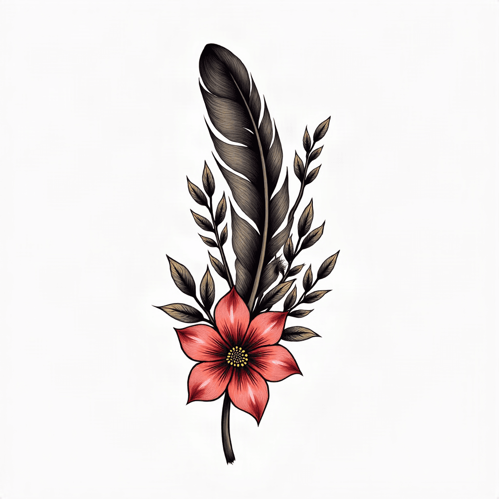 Feather rib design