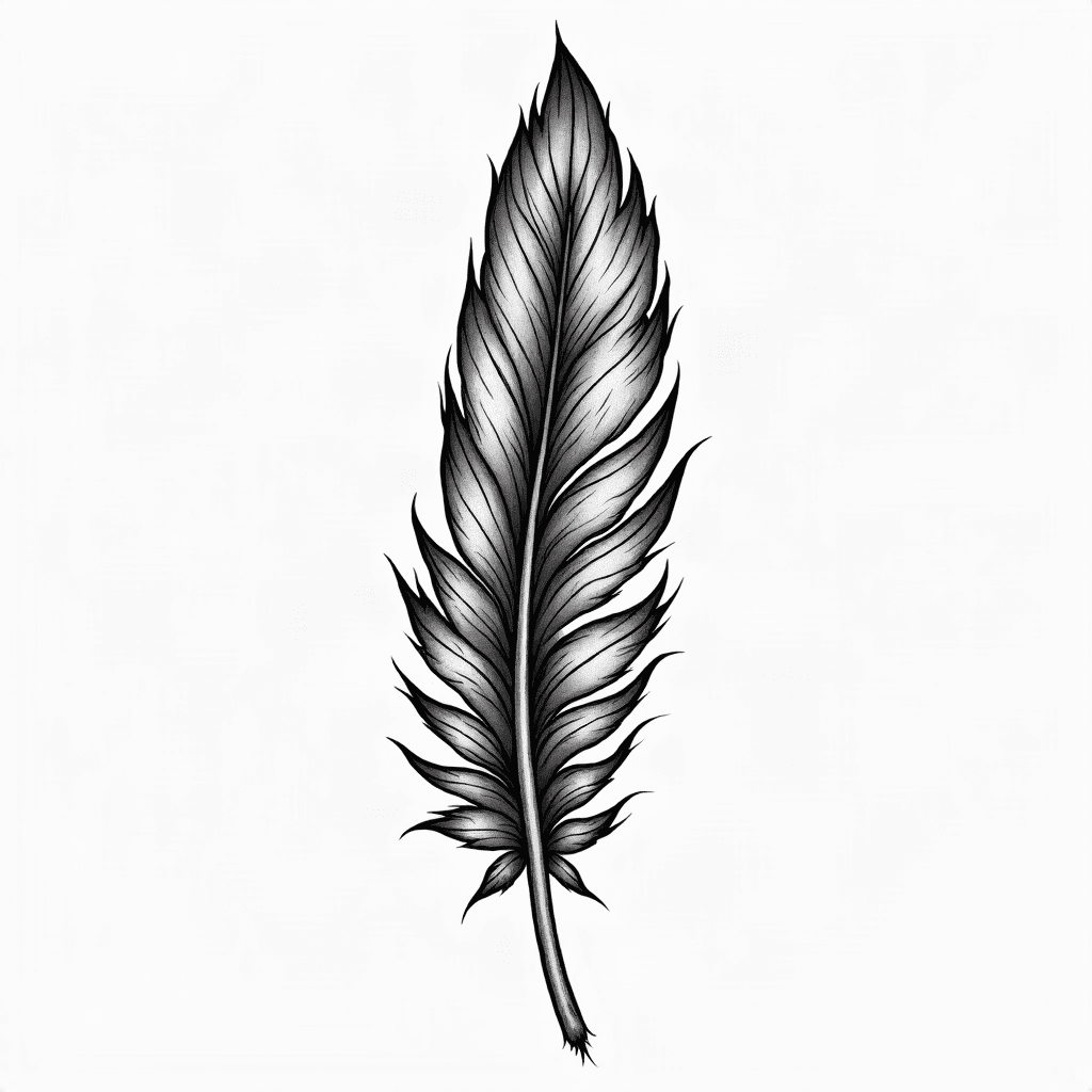 Feather rib design