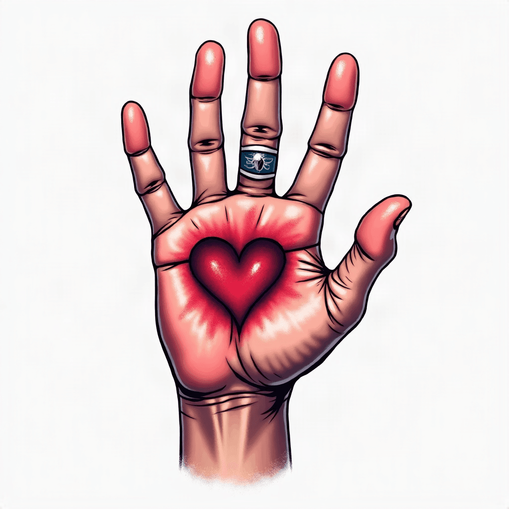 Hidden inner finger word