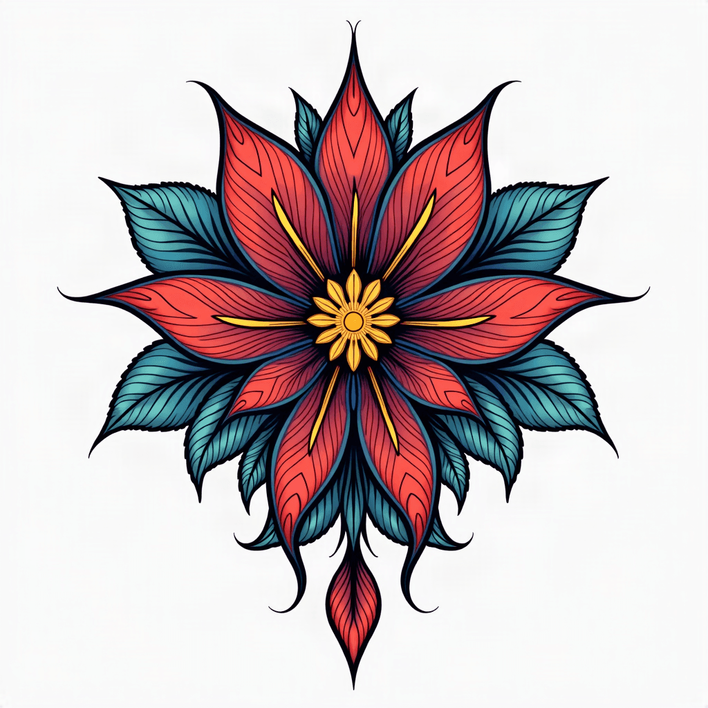 Mandala hip piece