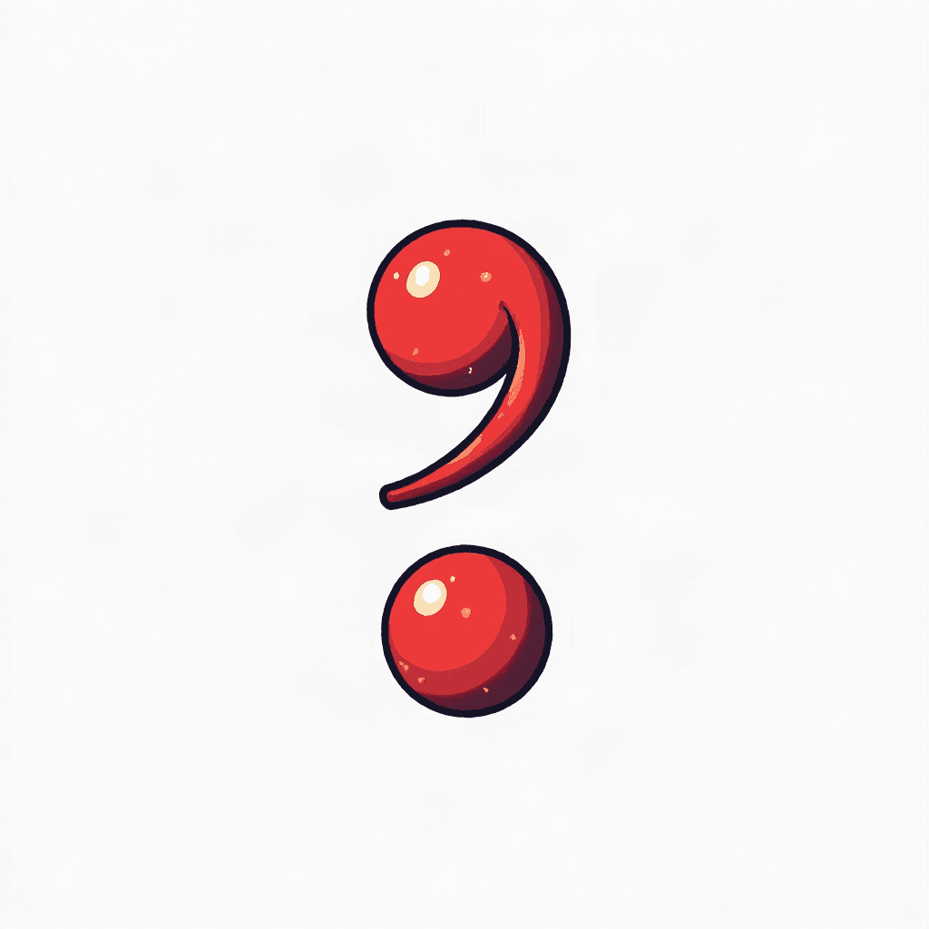 Small semicolon symbol