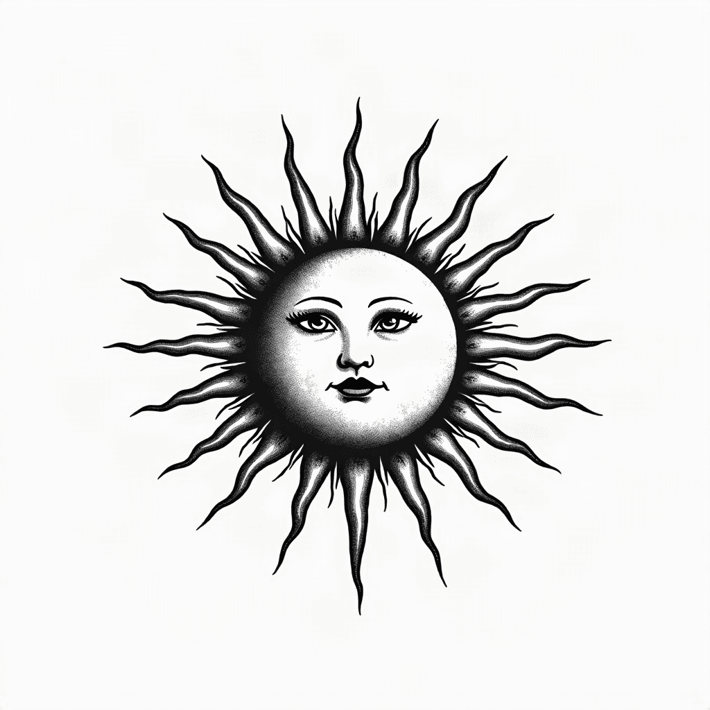 Sun and moon matching