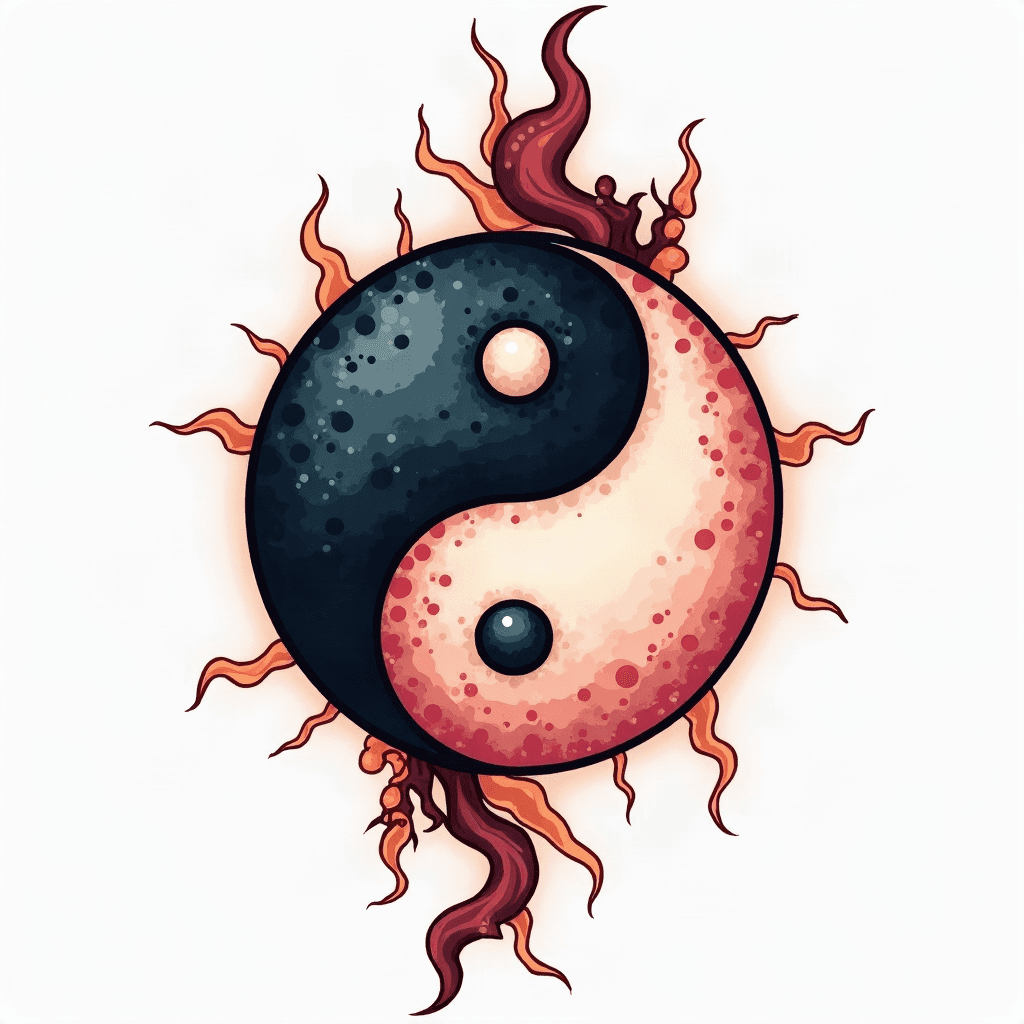 Yin yang split