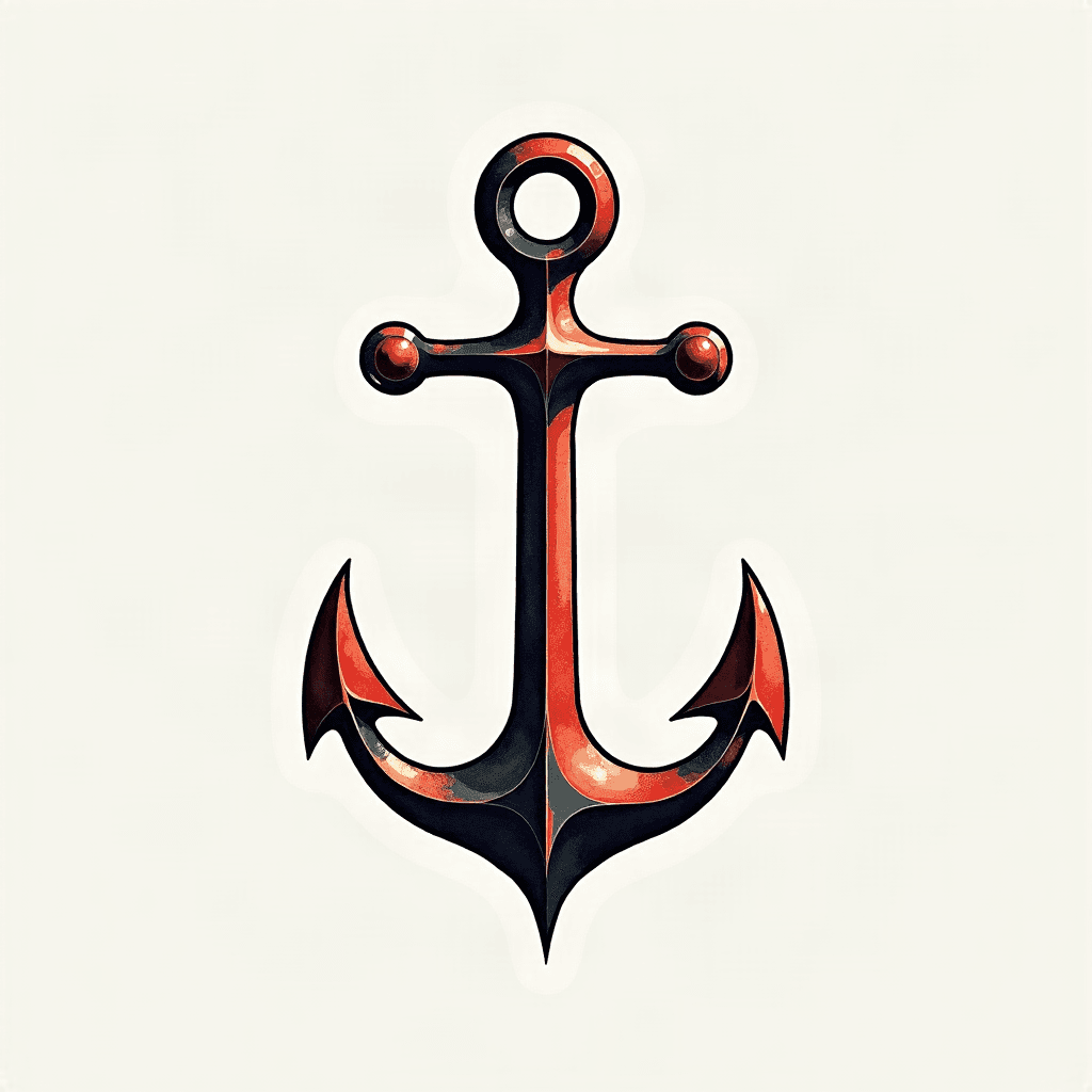 Minimalist line anchor