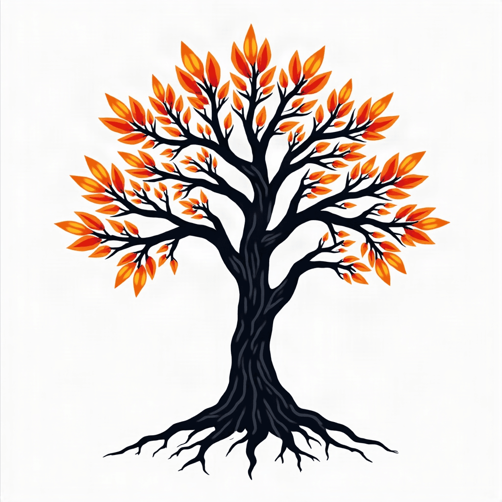 Family tree with names
