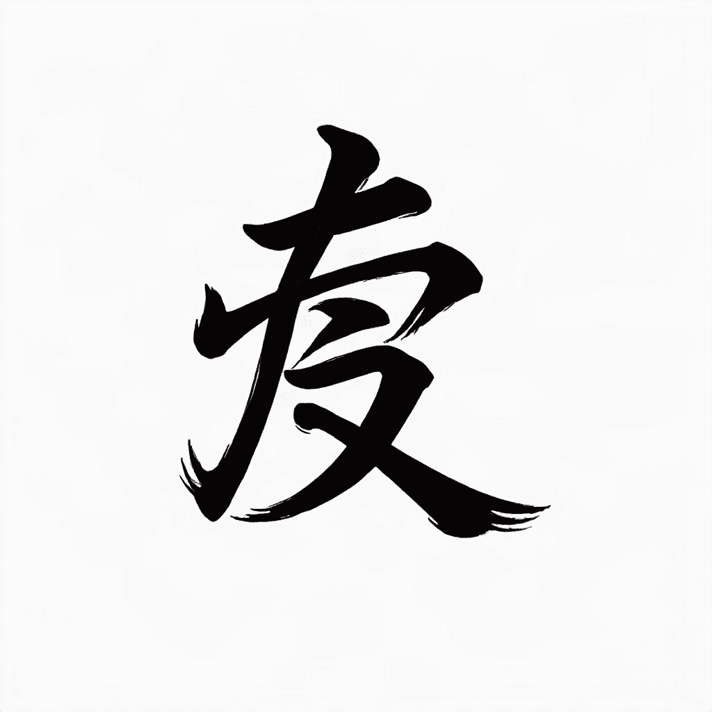Strength kanji symbol