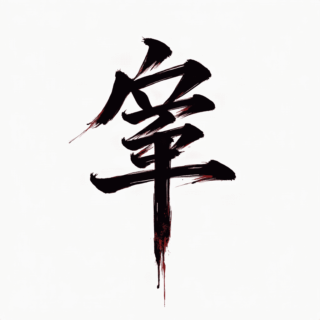 Strength kanji symbol