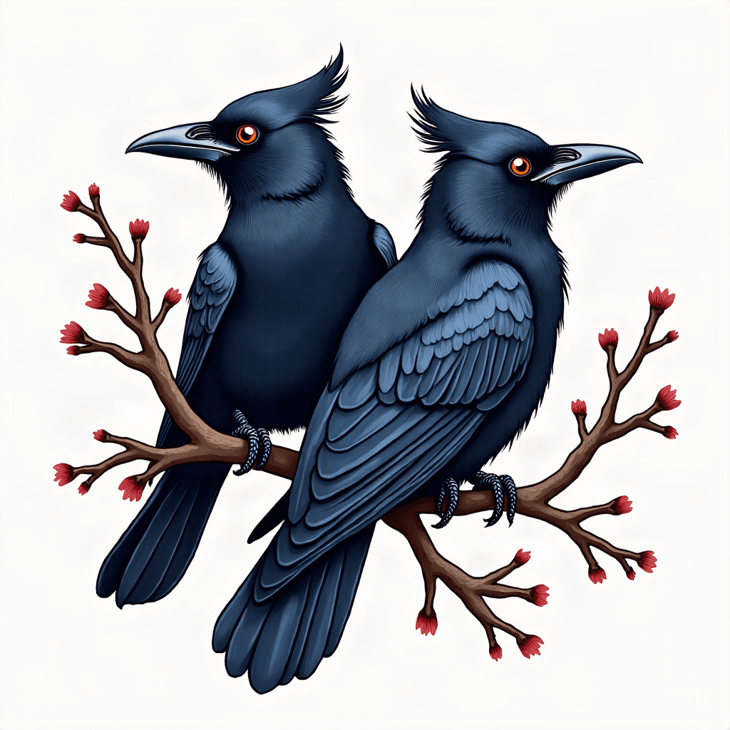 Huginn & Muninn ravens