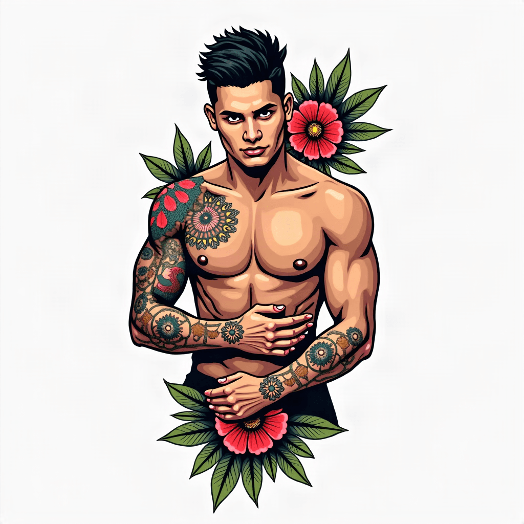 Samoan shoulder piece