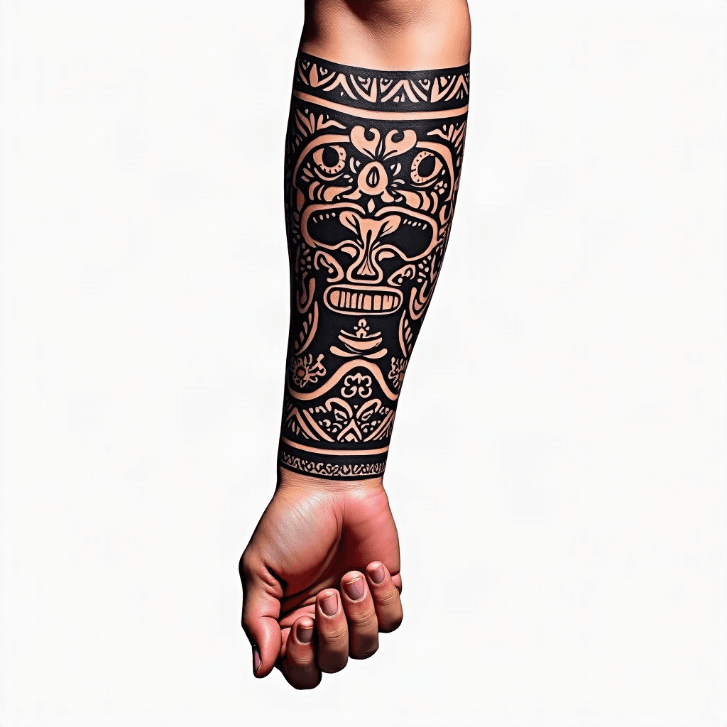 Maori forearm band