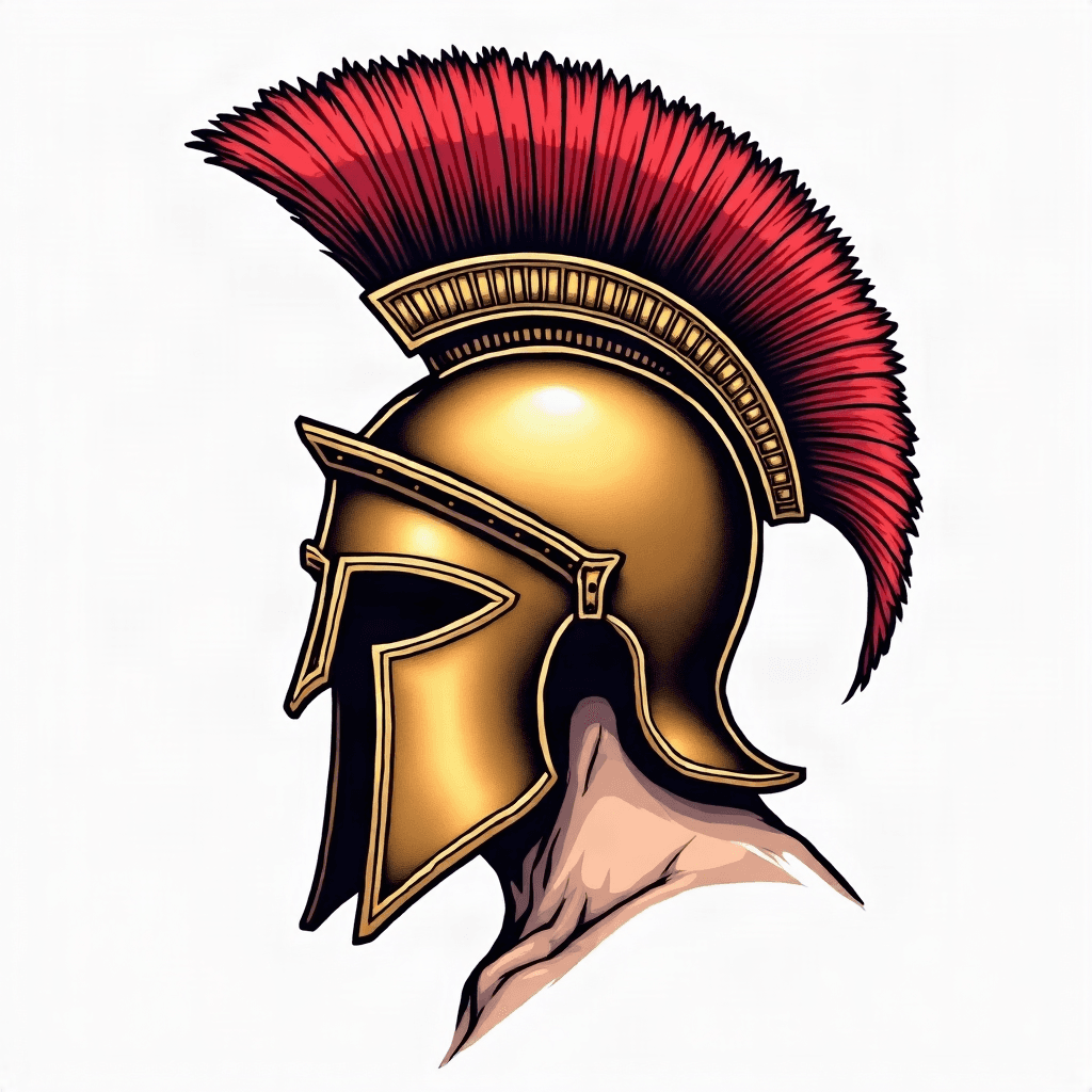 Spartan helmet
