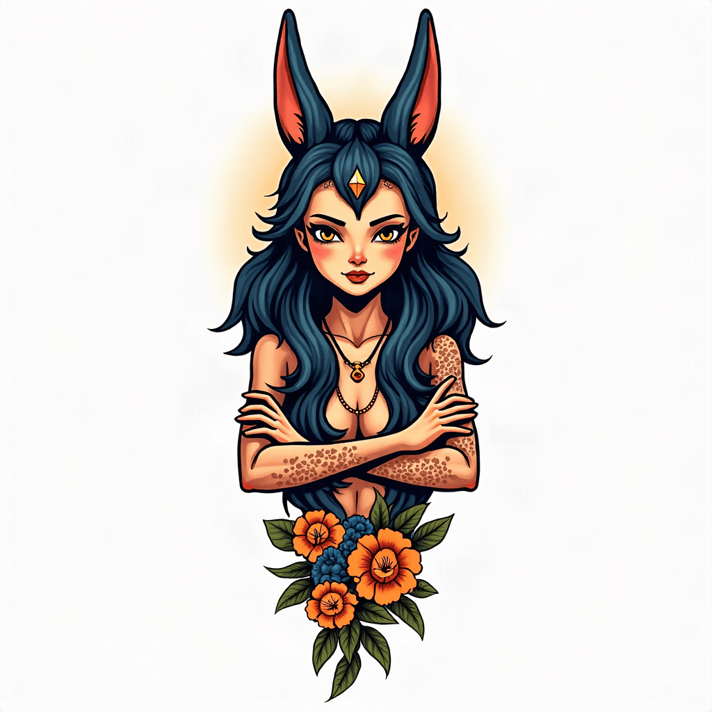 Anubis half sleeve