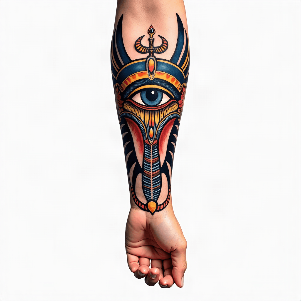 Eye of Horus forearm