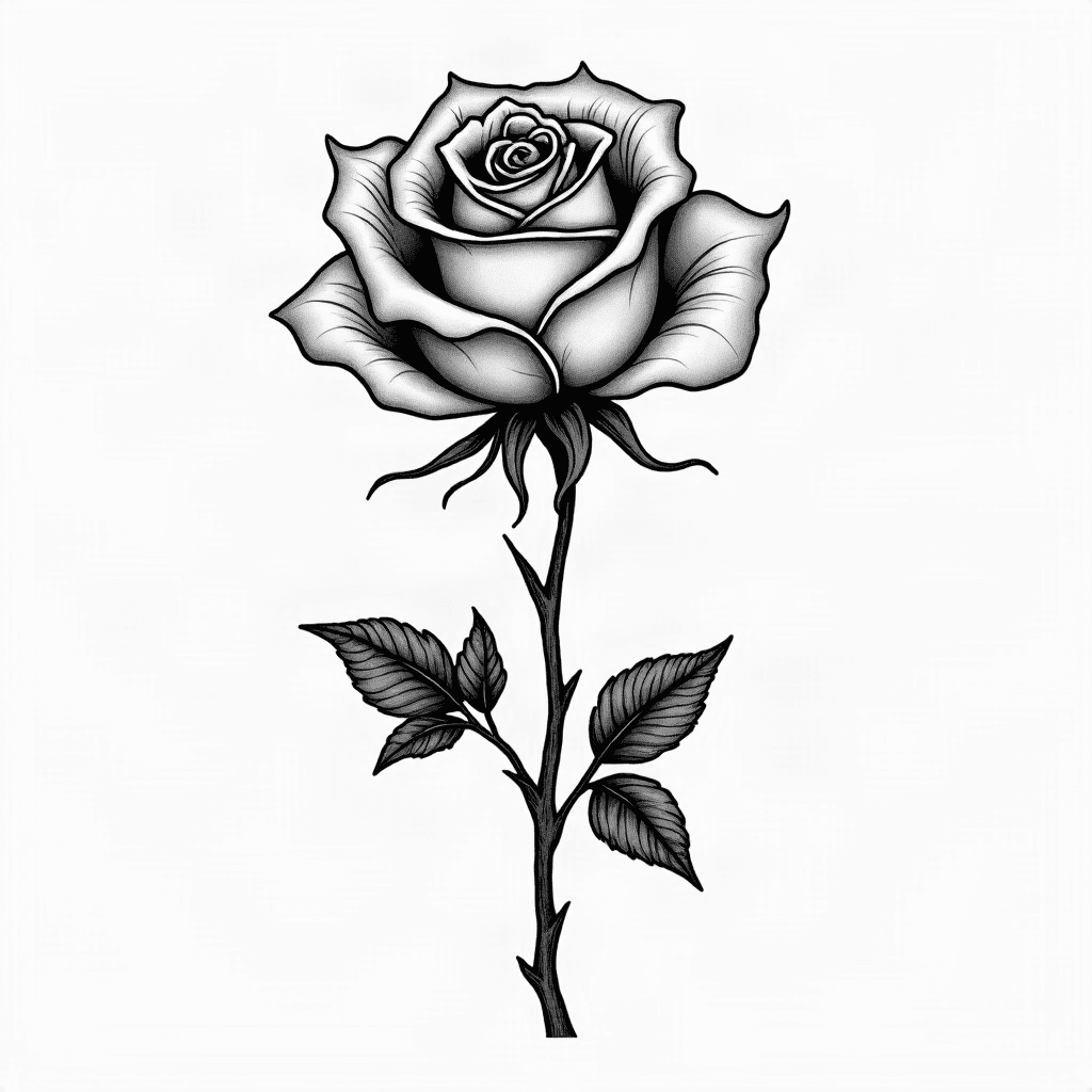 Tiny rose photo-quality