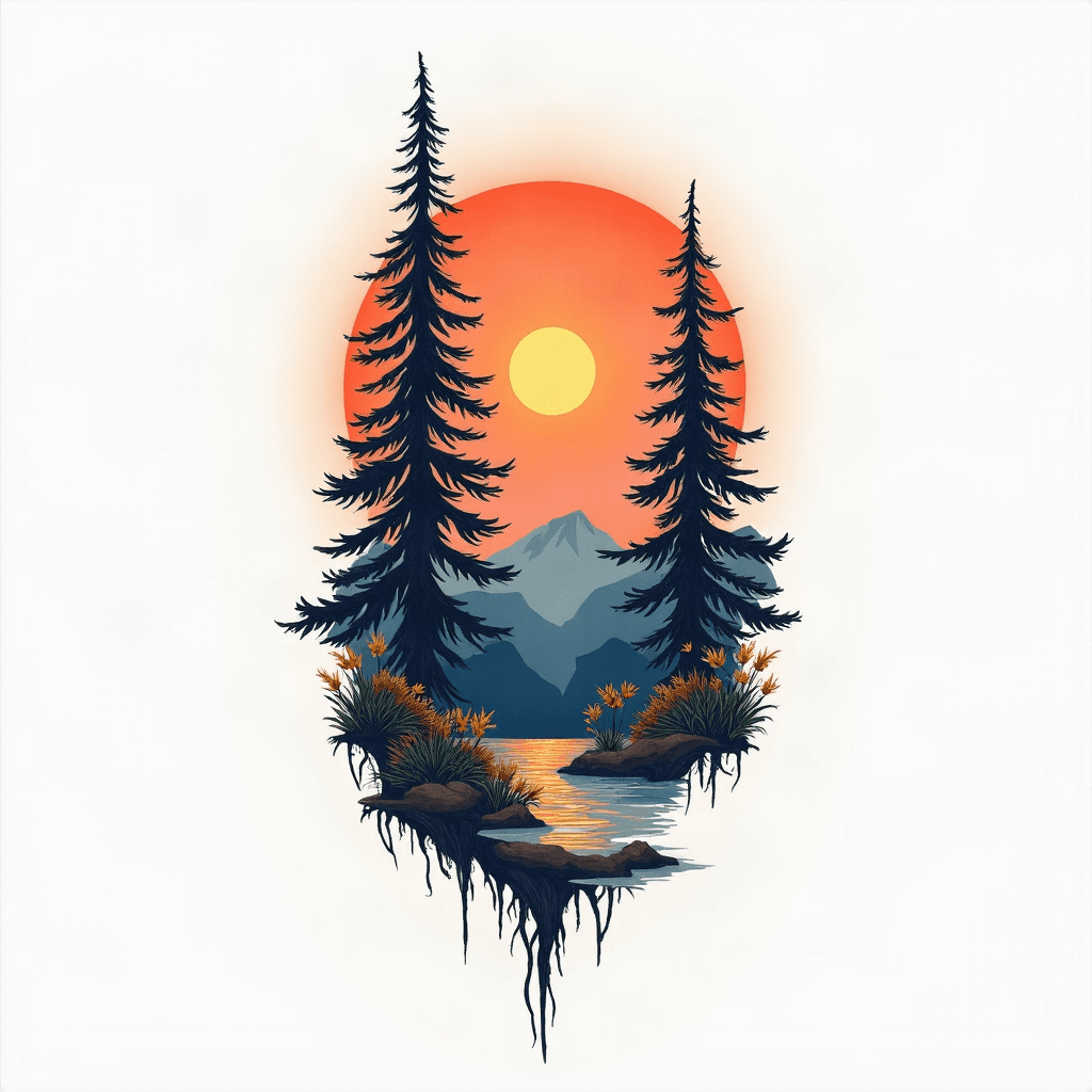 Small landscape scene
