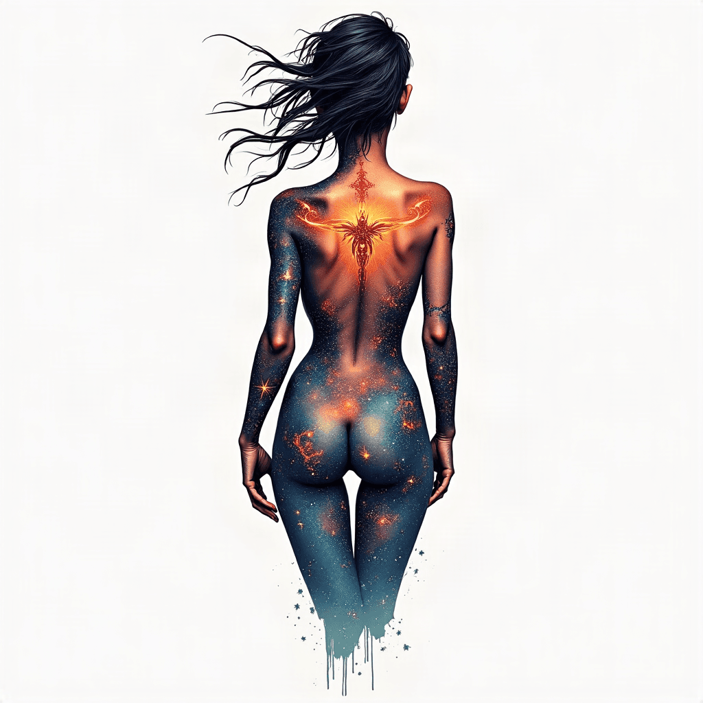 Celestial back piece