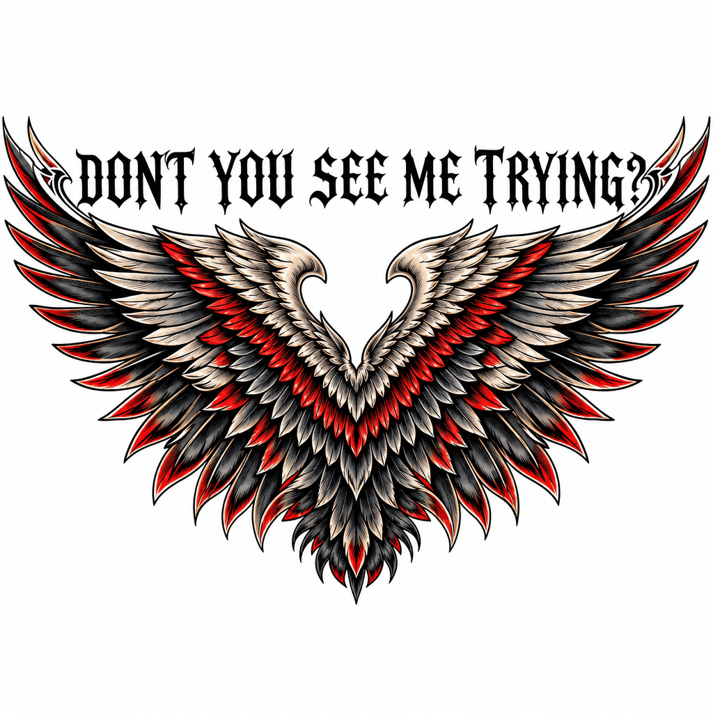 on my upper back in capitals say 'DONT YOU SEE ME …