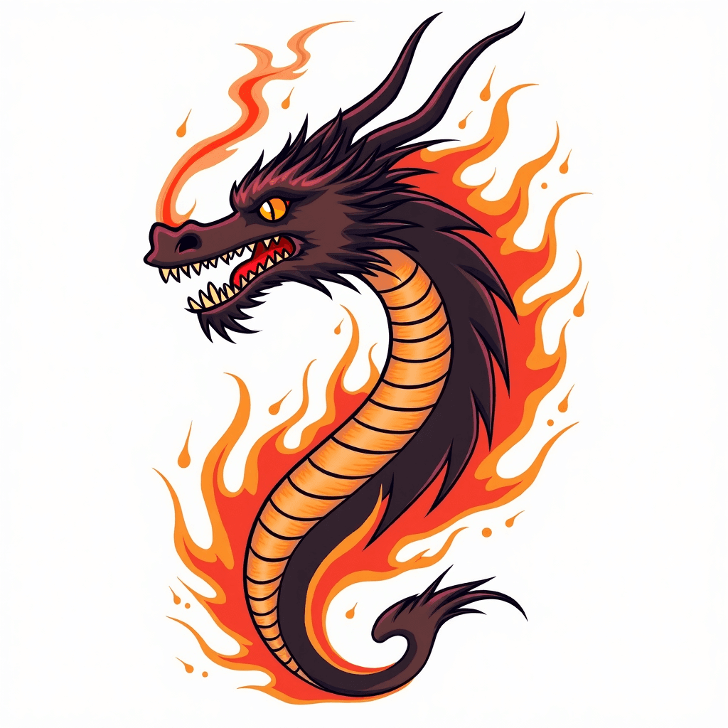 Dragão de fogo