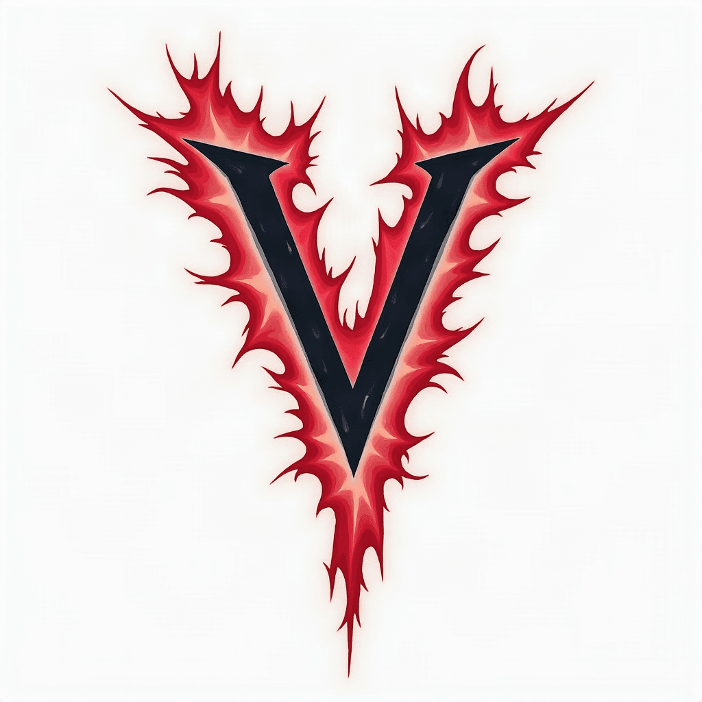 i need a triple v negative effect tattoo with the ...