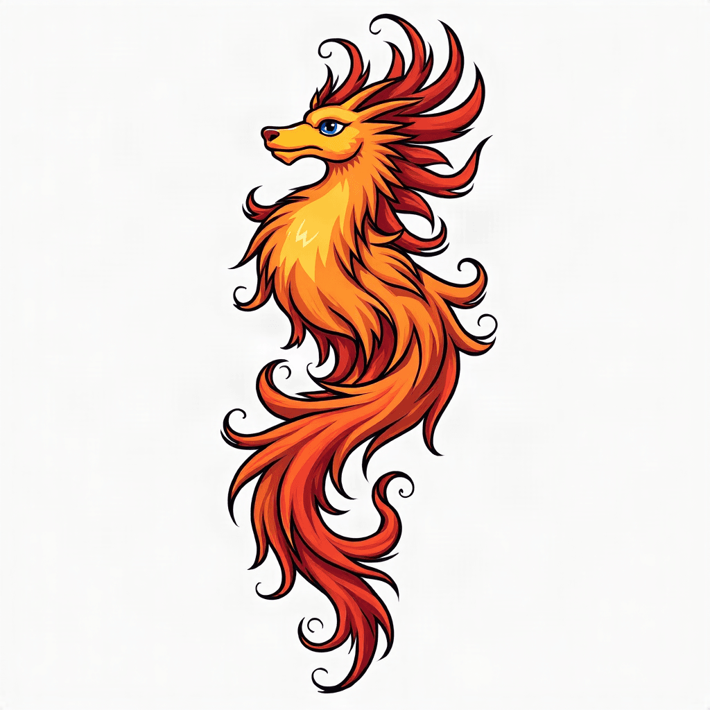 i have a phenix tattoo i need a idea on how to mak...