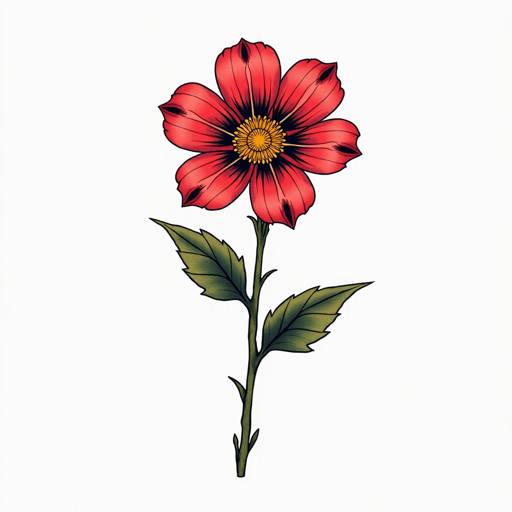 Ein Blumenstrauß aus Geburtsblumen