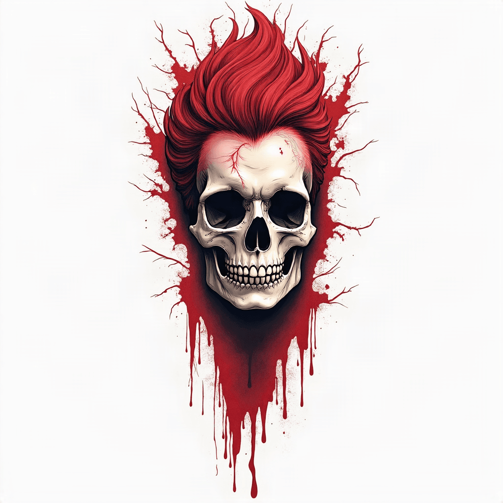 design a concept tattoo about suffer,,damage,broke…