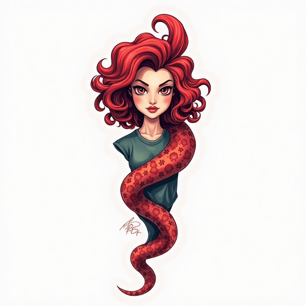 Mezza Manica Drago Giapponese tattoo design for Br...