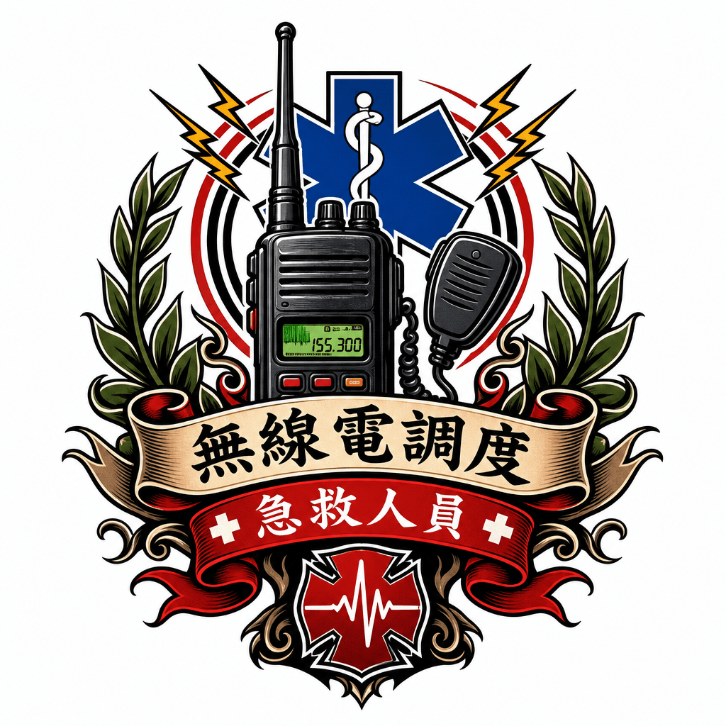 無線電調度 tattoo design for 急救人員