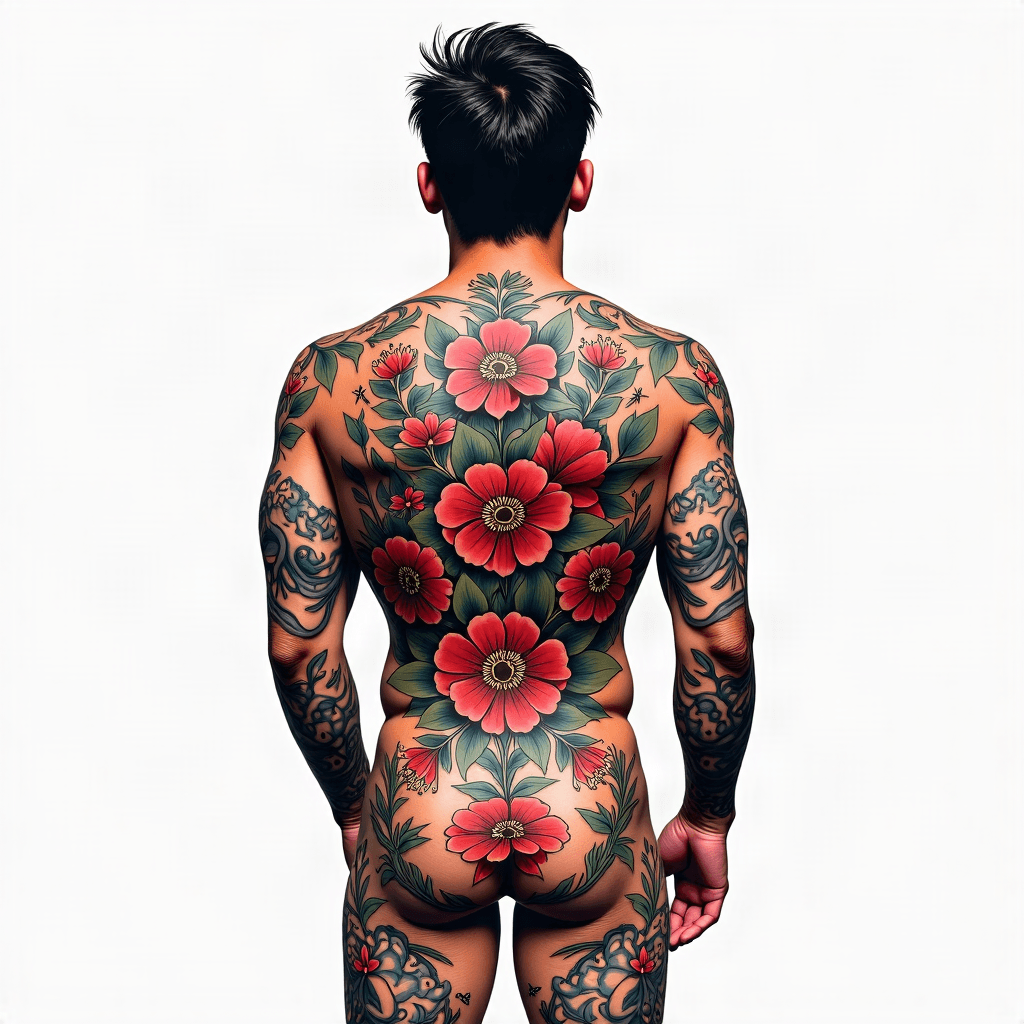 i want to get my full back done with traditional s…