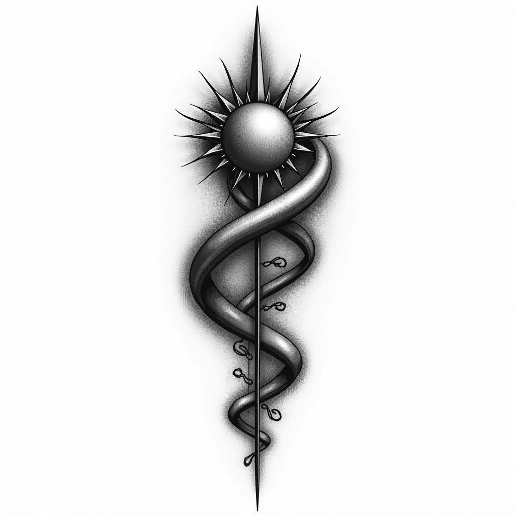 Reloj de números romanos en espiral con detalles d…