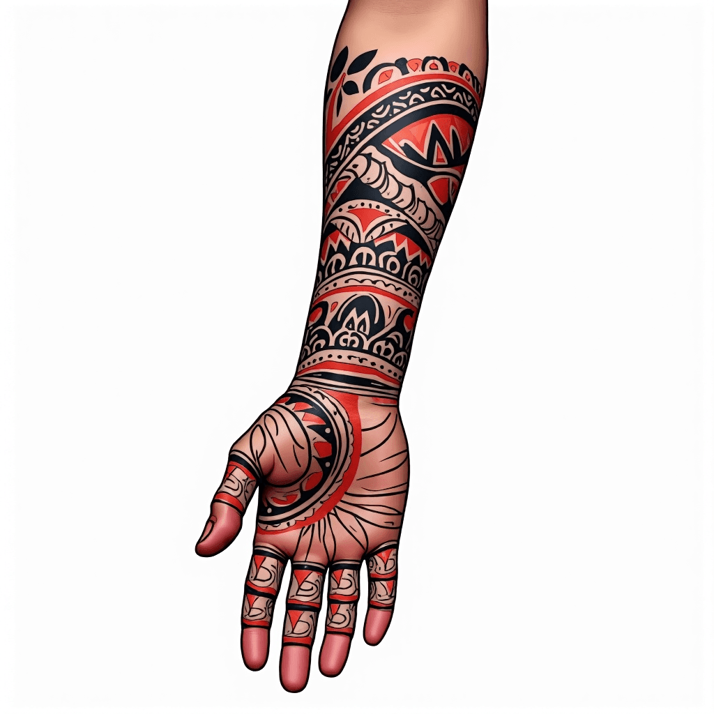 Crea un bracciale tatoo maori polinesiano che cont…